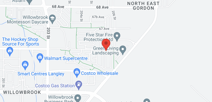 map of 45 20560 66 AVENUE